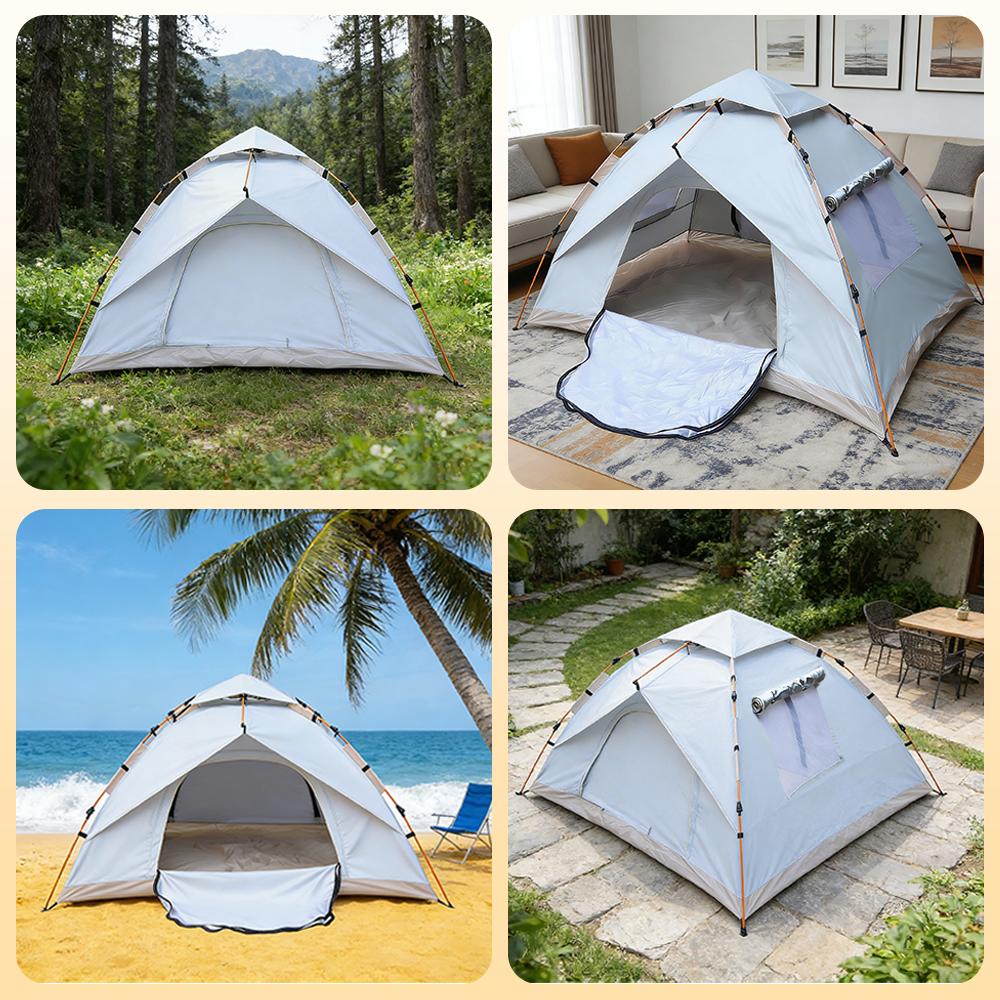 Camping Tent with Waterproof, Pop-Up 3-4 Person Instant Setup Dome - product gallery image 16