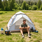 Camping Tent with Waterproof, Pop-Up 3-4 Person Instant Setup Dome - product gallery image 4