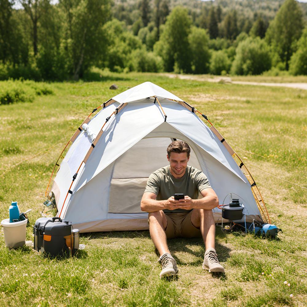 Camping Tent with Waterproof, Pop-Up 3-4 Person Instant Setup Dome - product gallery image 4