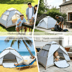 Camping Tent with Waterproof, Pop-Up 3-4 Person Instant Setup Dome - product gallery image 7