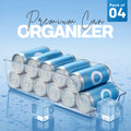 Can Organiser with Space-Saving, Dishwasher-Safe, Wheels, Plastic - Set of 4 option
