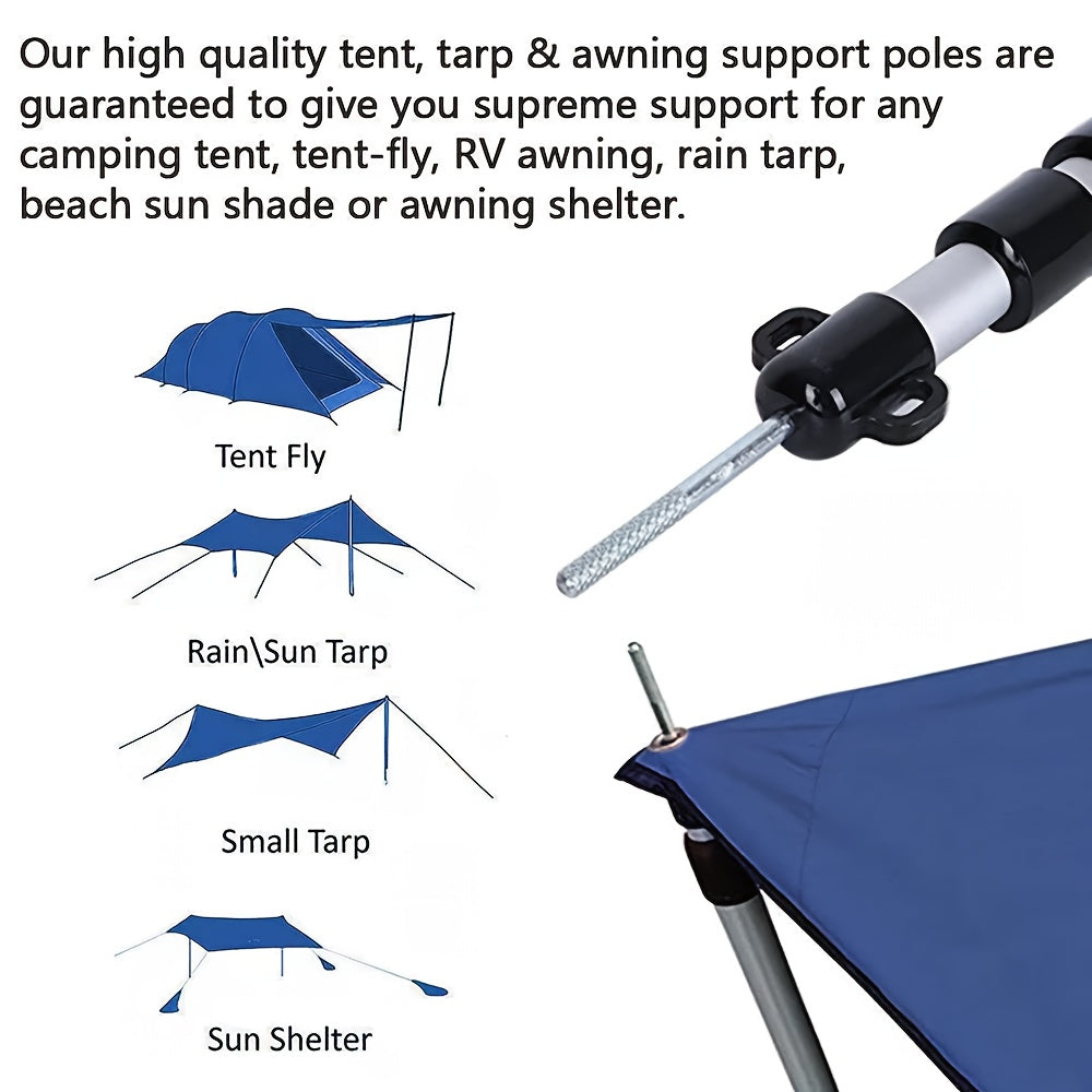 Canopy Pole with Foldable, Adjustable Height, 2.3M, 0.9-2.3M - product gallery image 6