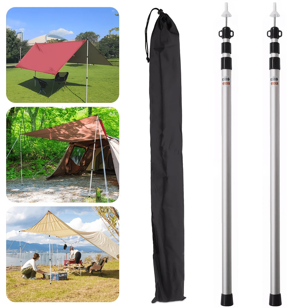 Canopy Pole with Foldable, Adjustable Height, 2.3M, 0.9-2.3M