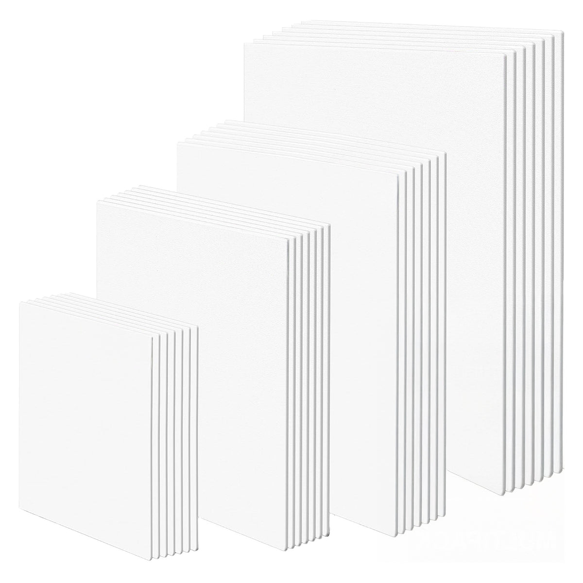 Canvas Board with Acrylic, 28 Pack, Boards Multi-Size 13x18 20x25 24x30 30x40cm