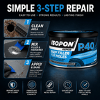 Car Body Filler with 250ml, Metal, UPOL ISOPON P38 Easy Sand Two - product gallery image 8