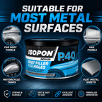 Car Body Filler with 250ml, Metal, UPOL ISOPON P38 Easy Sand Two - product gallery image 9