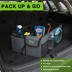 Car Boot Organiser with Car Trunk Organiser, Trunk Organiser Collapsible Truck Additions - product gallery image 9