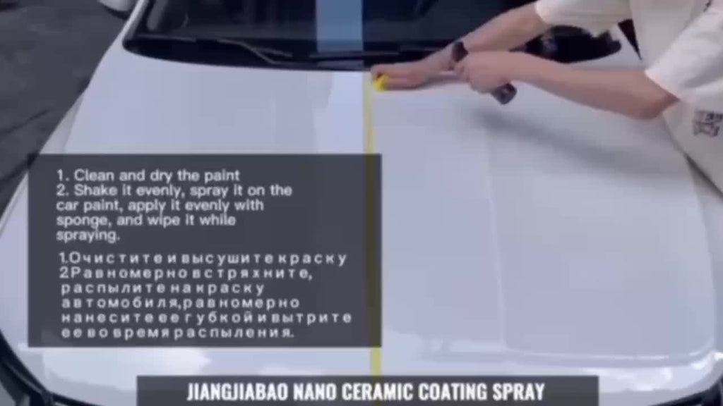 Car Ceramic Coating with 500ml, Glass, Nano Spray High Gloss Wax Paint - product gallery image 9