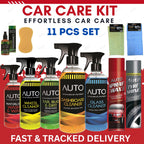 Car Cleaning Kit with Wheels, Glass, 11pcs, Pack, 1 - product gallery image 2