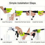 Car Cleaning with 900ml, Microfibre, Snow Foam Gun Foam Cannon Hose - product gallery image 3