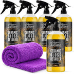 Car Detailing Spray with 1000ml, Glass, Ceramic Gloss SiO2 Ceramic Coating Sealant - product gallery image 6