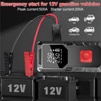 Car Jump Starter with 1 set, Tyre Inflator 150PSI Emergency Kit LED - product gallery image 8