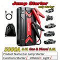 Car Jump Starter with 5000A/10000A Peak 12V Battery Booster Box - 5000A Starter (starter Only) option