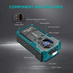 Car Jump Starter with 5000A/10000A Peak 12V Battery Booster Box - product gallery image 2