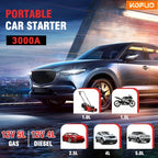 Car Jump Starter with KOPUO Battery Portable 3000A: Supports 1.32gal - product gallery image 8