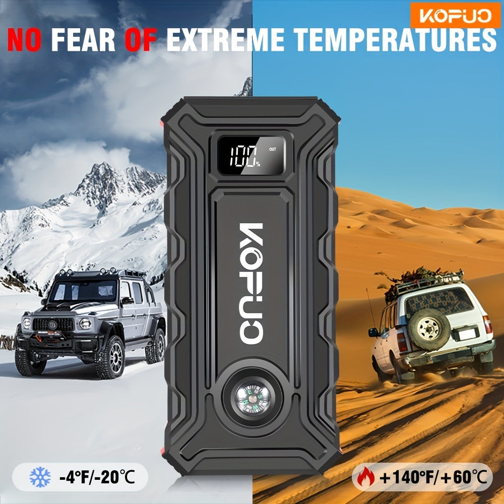 Car Jump Starter with KOPUO Portable 5000A Peak 2USB Type-C - product gallery image 4