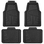 Car Mat with Non-Slip, Waterproof, 4 Piece, Heavy Duty Rubber Mats Piece Cut - product gallery image 9