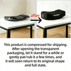 Car Seat Cushion with Wheels, Headrest Lumbar Ergonomic High-Density Foam - product gallery image 9