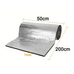 Car Sound Deadening Mat 7mm 2mx0.5m Roll with Self-Adhesive