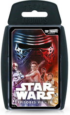 Card Game with 9 Card, Top Trumps Star Wars Episodes 7-9 - product gallery image 6