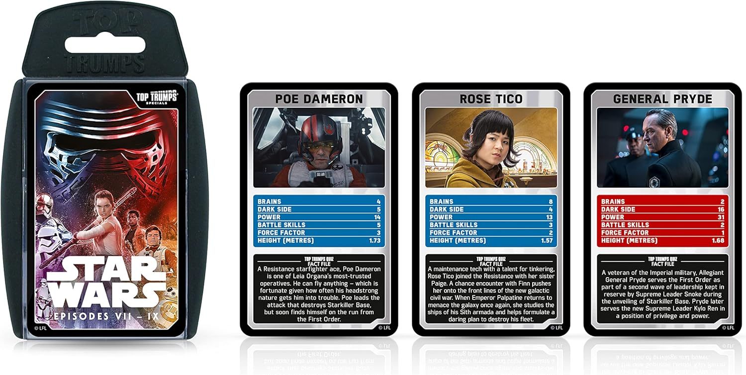 Card Game with 9 Card, Top Trumps Star Wars Episodes 7-9 - product gallery image 7