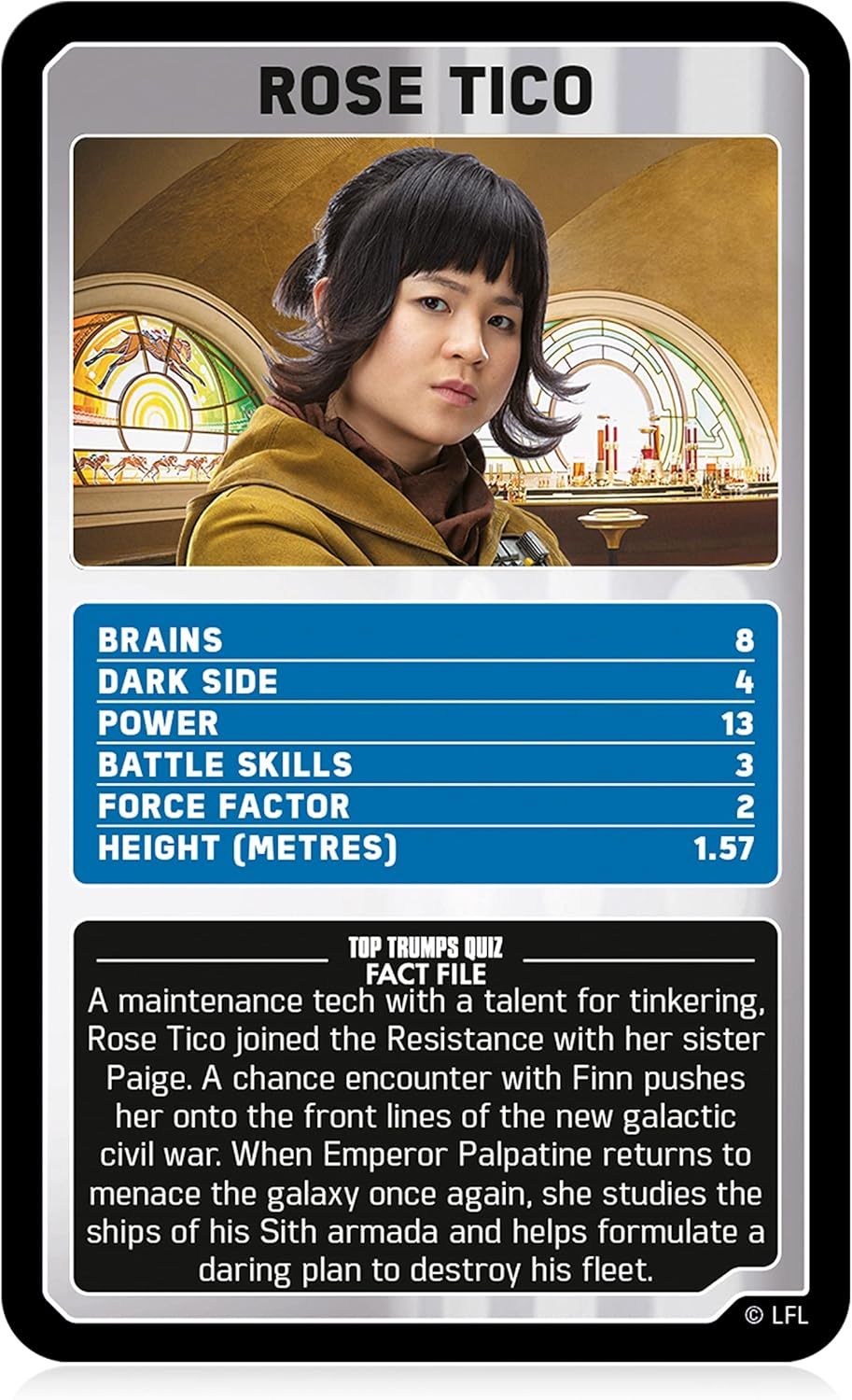 Card Game with 9 Card, Top Trumps Star Wars Episodes 7-9 - product gallery image 9