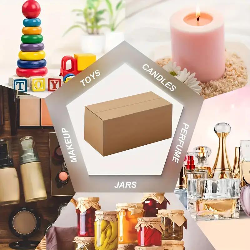 Cardboard Boxe with 25 Pack, Boxes 12x9x6 Inch Single Wall Brown - product gallery image 7