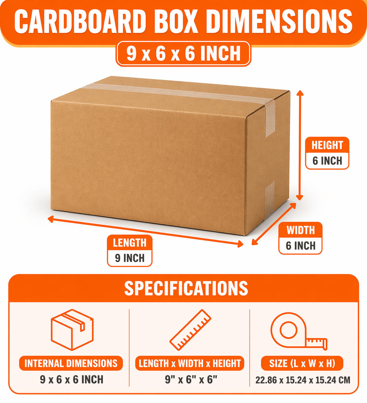 Cardboard Boxe with Easy Assembly, 25 Pack, 25, Boxes 9x6x6 Inch Single Wall Small - product gallery image 9