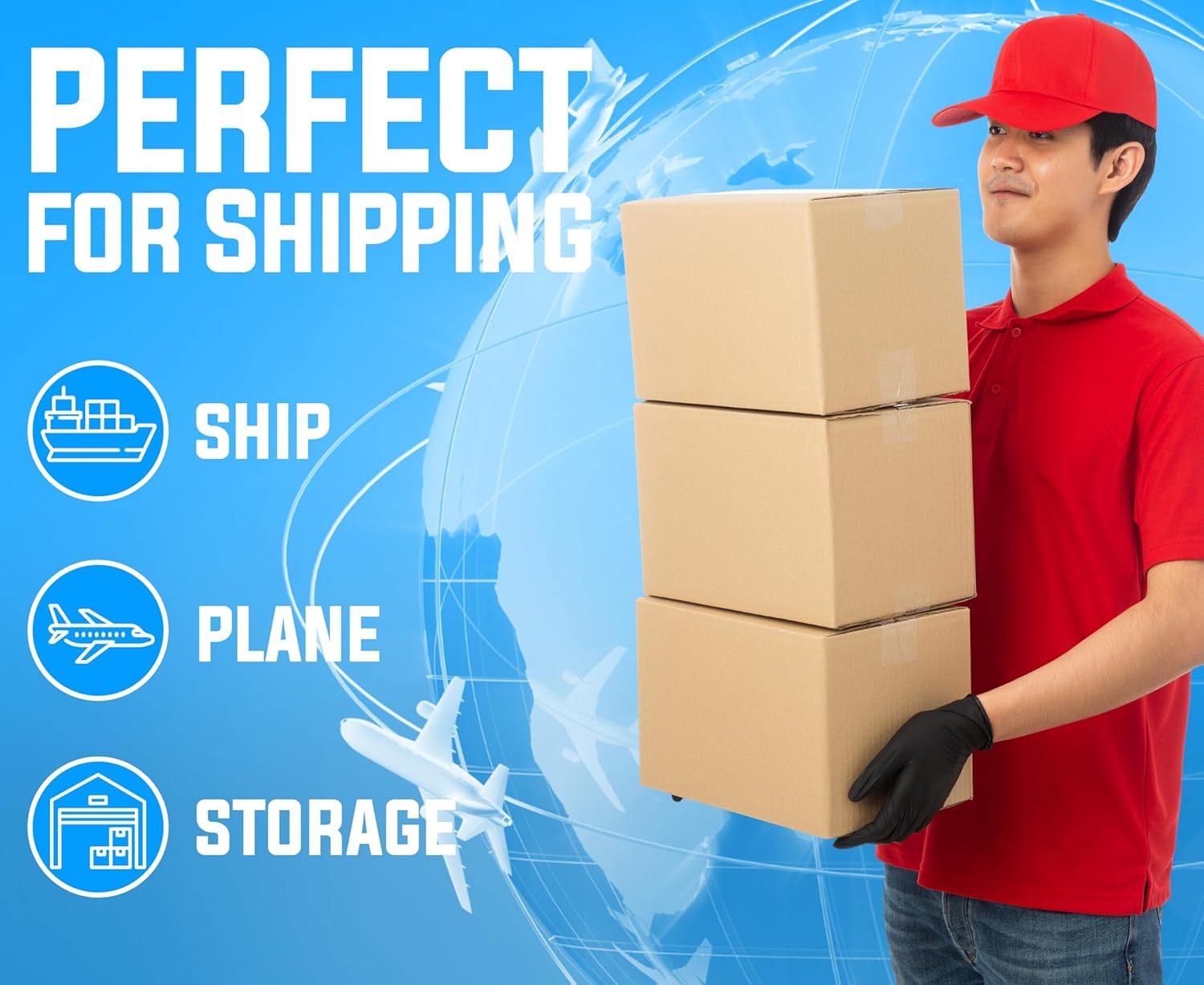Cardboard Boxe with Parcel Boxes 12x9x9" Brown Single Wall - product gallery image 10