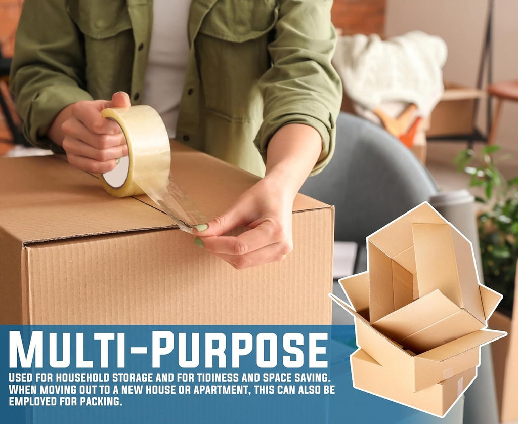 Cardboard Boxe with Parcel Boxes 12x9x9" Brown Single Wall - product gallery image 11
