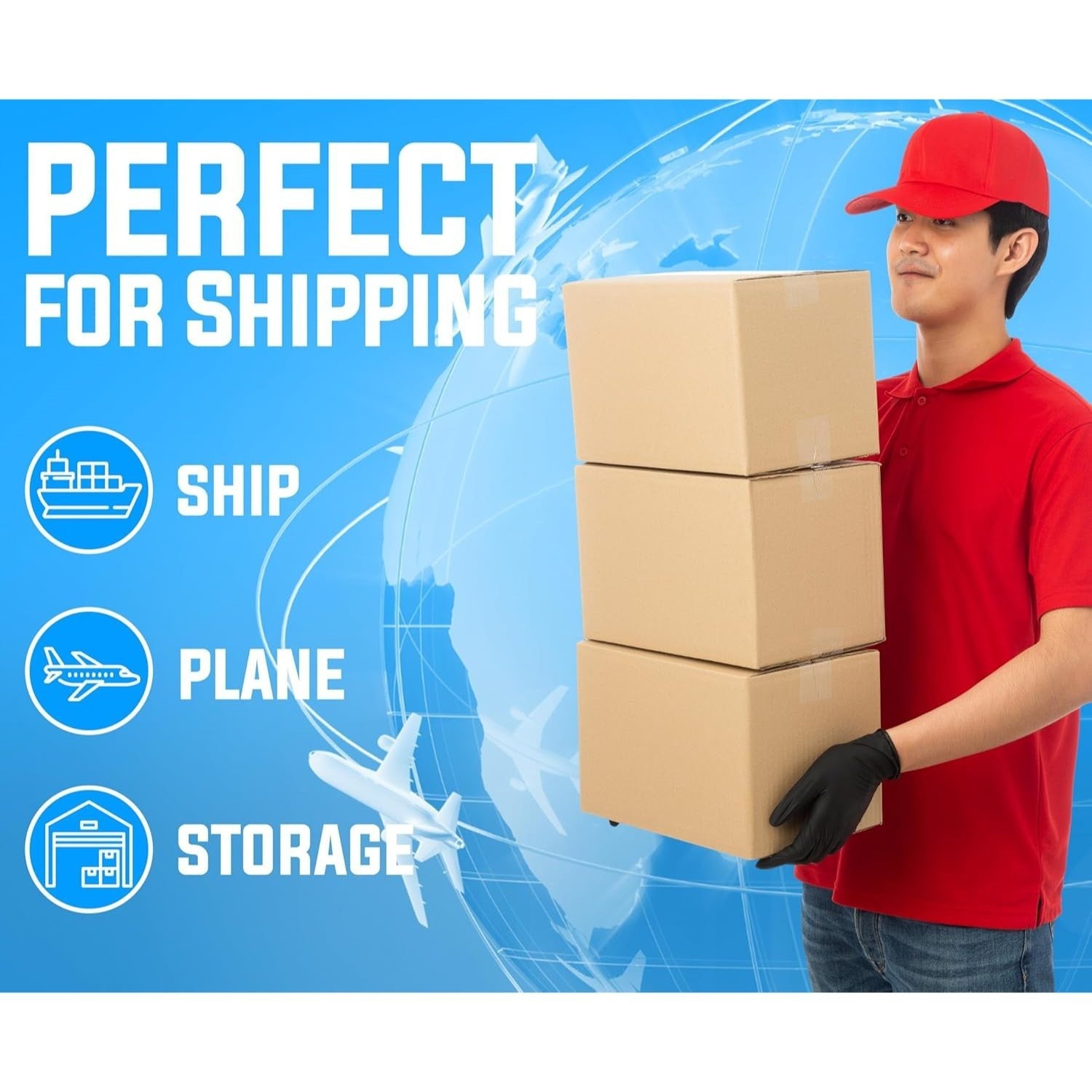 Cardboard Boxe with Parcel Boxes 12x9x9" Brown Single Wall - product gallery image 3