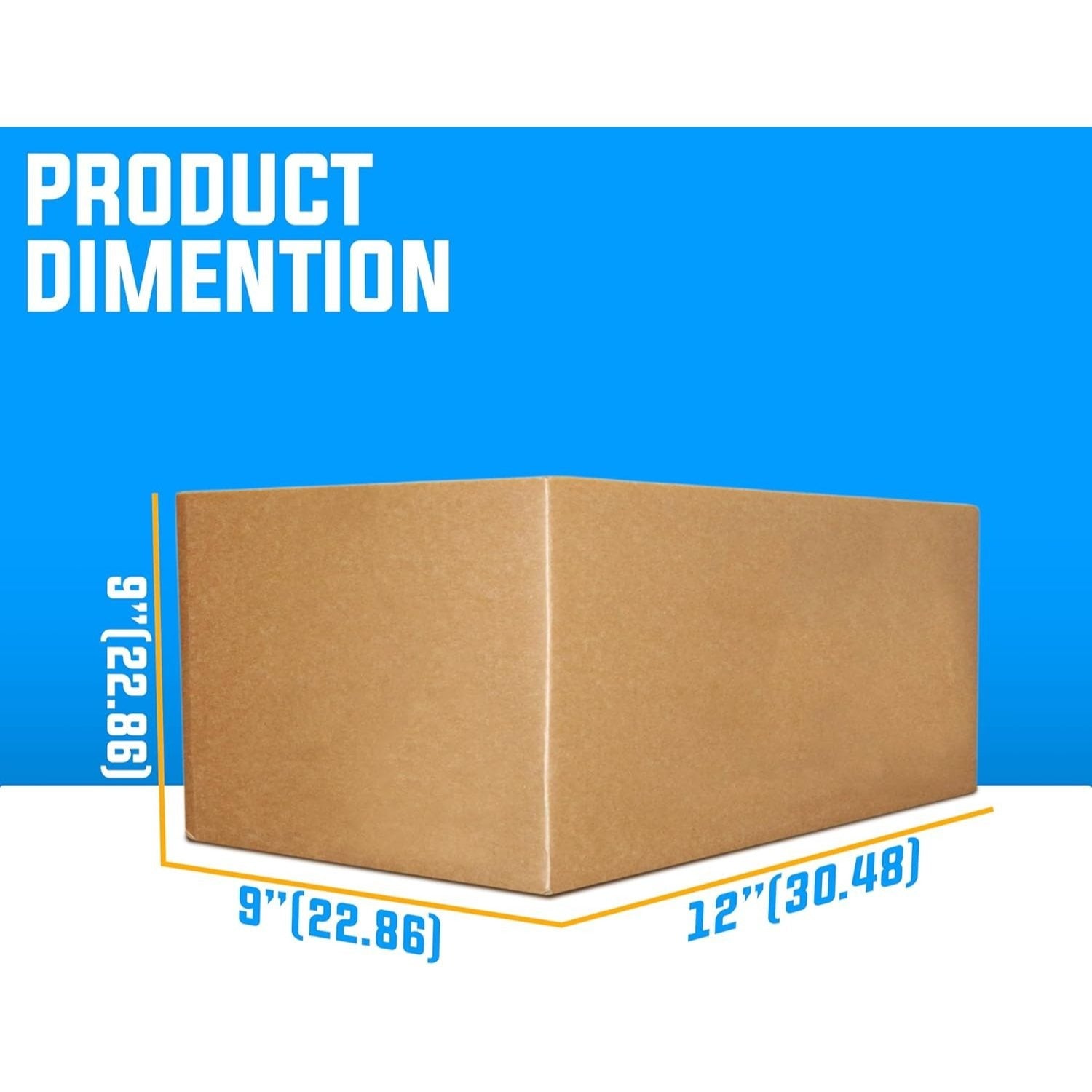 Cardboard Boxe with Parcel Boxes 12x9x9" Brown Single Wall - product gallery image 4