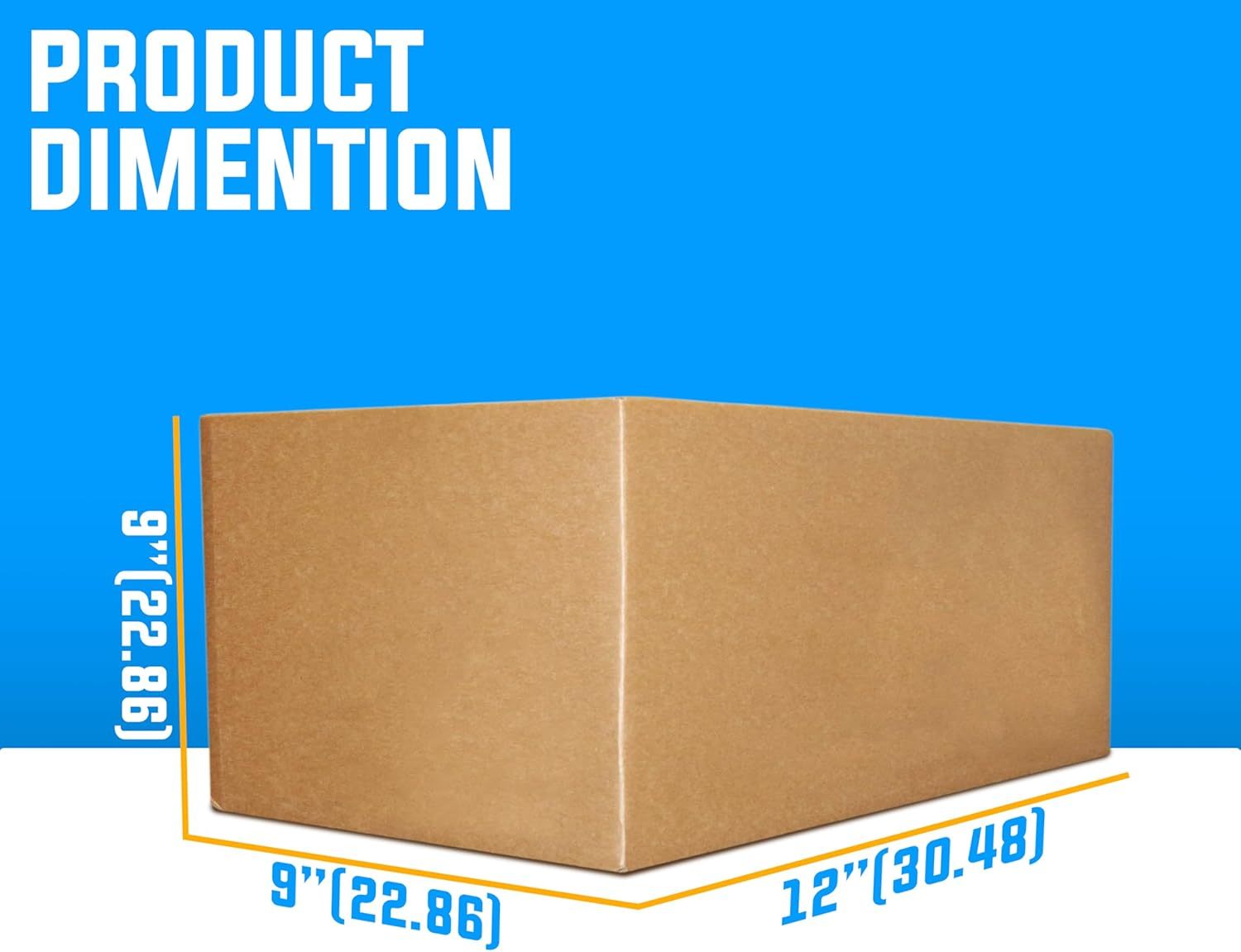 Cardboard Boxe with Parcel Boxes 12x9x9" Brown Single Wall - product gallery image 8