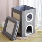 Cat Bed with Space-Saving, Foldable, Machine-Washable, Three-Layer Cat Nest - product gallery image 5