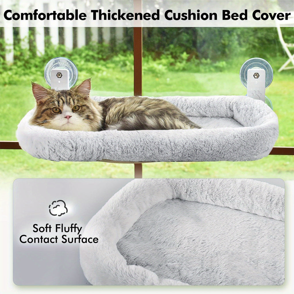 Cat Beds & Window Perche with Space-Saving, Foldable, Machine-Washable - product gallery image 3