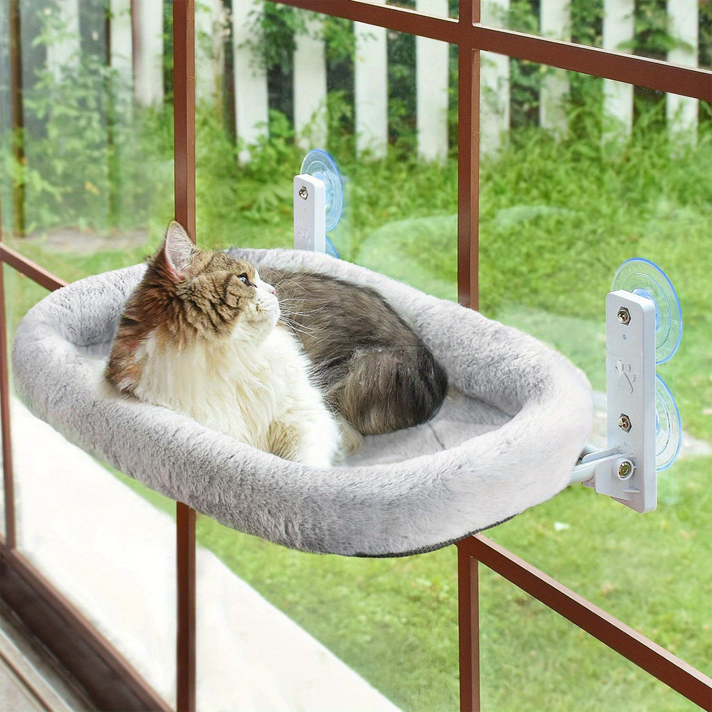 Cat Beds & Window Perche with Space-Saving, Foldable, Machine-Washable