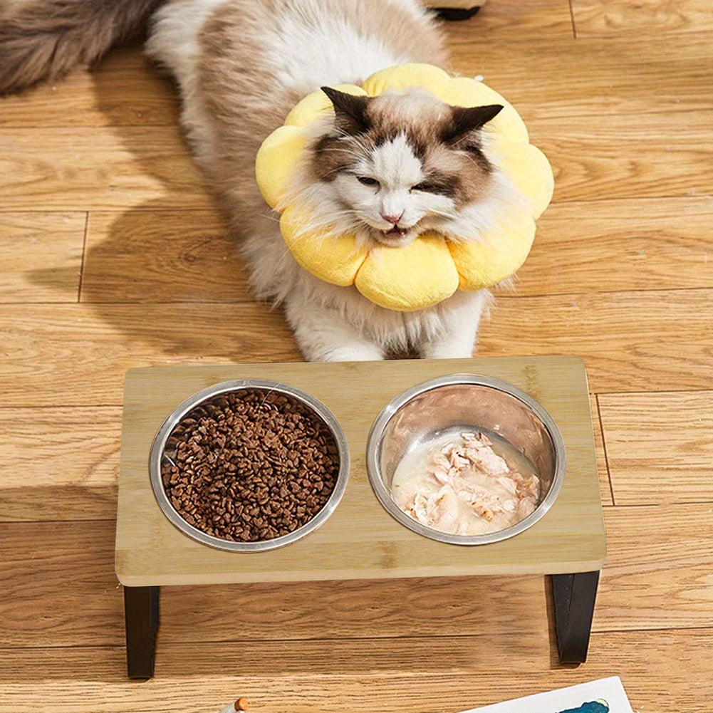 Cat Bowls & Feeding Station with Dishwasher-Safe, Non-Slip - product gallery image 11