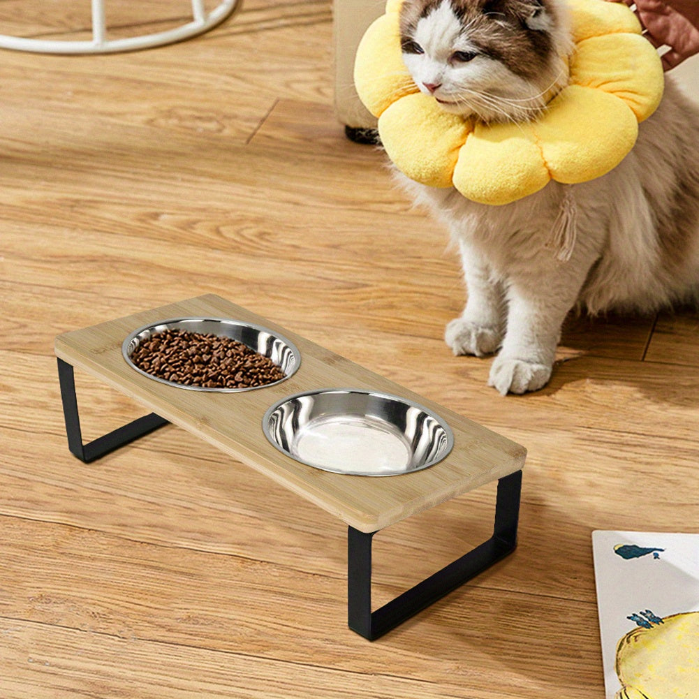 Cat Bowls & Feeding Station with Dishwasher-Safe, Non-Slip - product gallery image 4