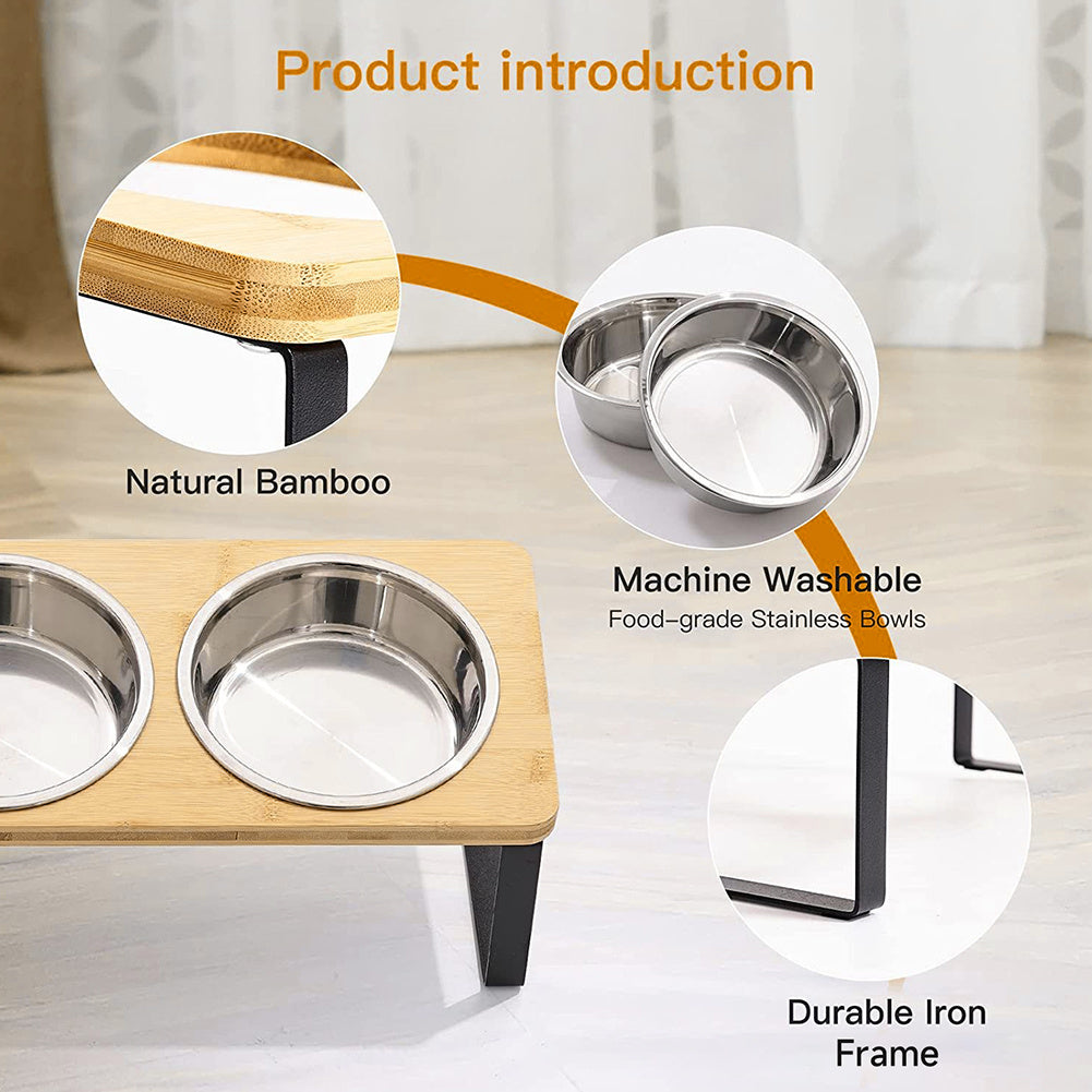 Cat Bowls & Feeding Station with Dishwasher-Safe, Non-Slip - product gallery image 8