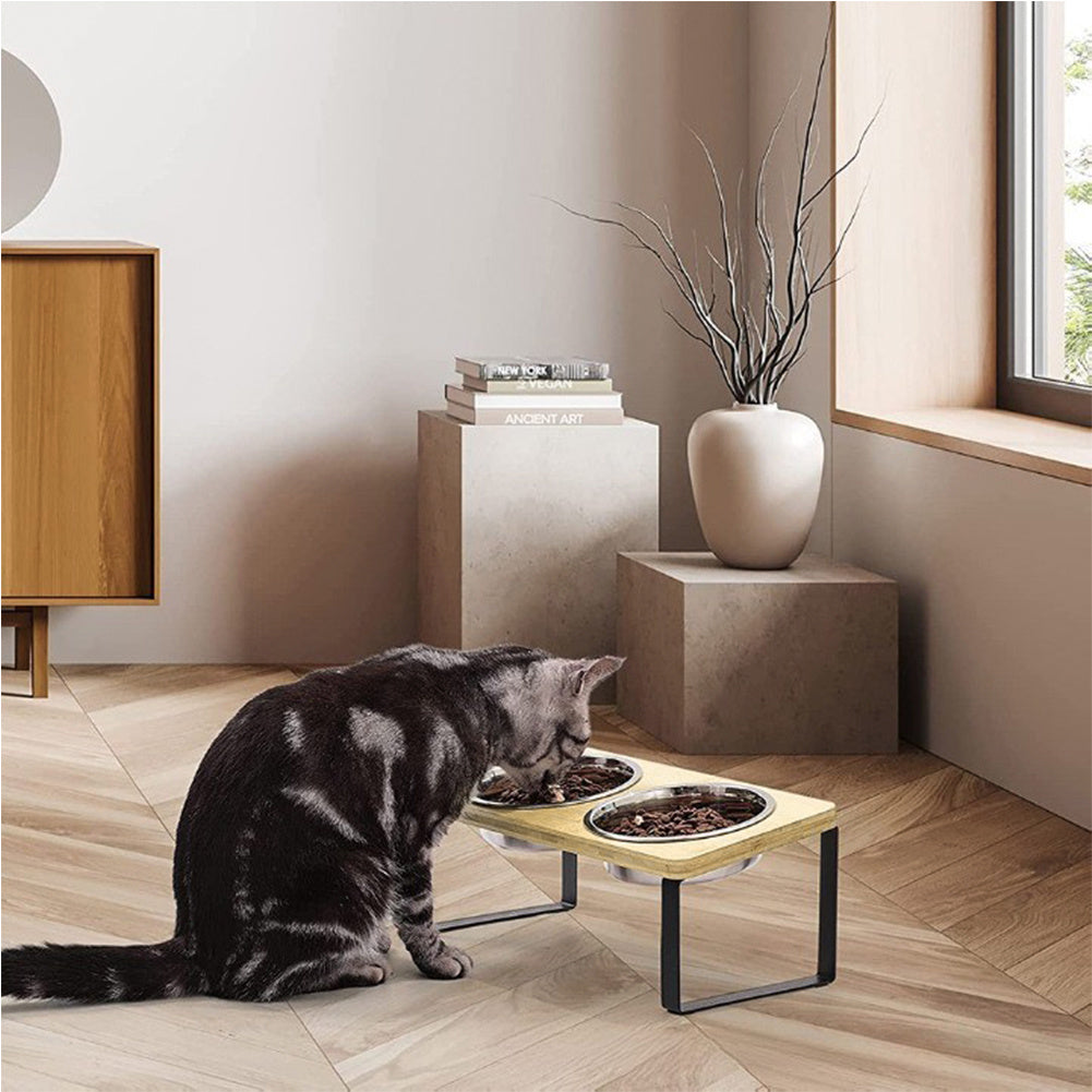 Cat Bowls & Feeding Station with Dishwasher-Safe, Non-Slip - product gallery image 9