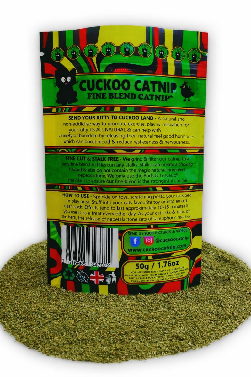 Cat Catnip with Wheels, 50g, Cuckoo Cats Fine Cut Blend Toy - product gallery image 5
