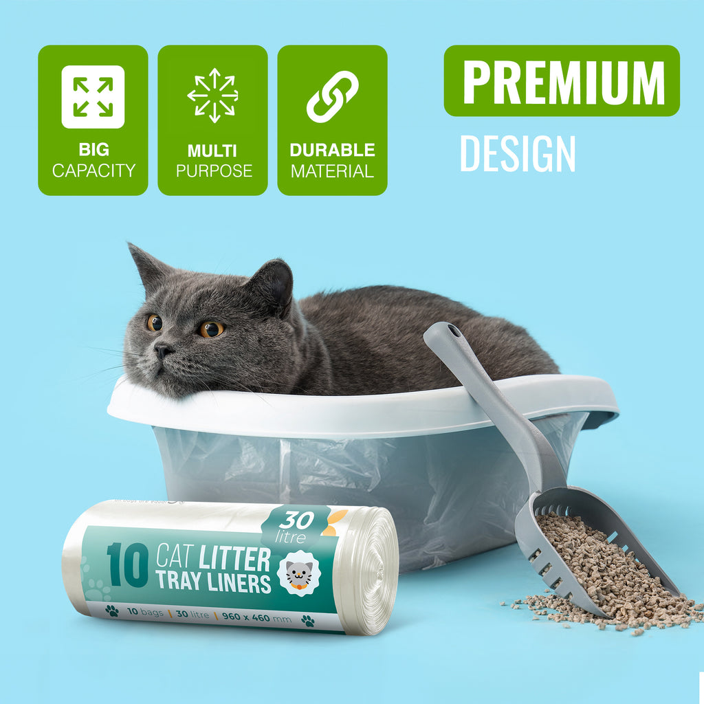 Cat Litter Tray Liner with 2 Pack ( 20 units ), Large Liners - product gallery image 4