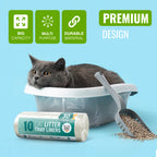 Cat Litter Tray Liner with 2 Pack ( 20 units ), Large Liners - product gallery image 4