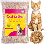 Cat Litter with 15kg, Wood, 30 Litre, Wood Pellets Ultra-Absorbent Softwood Pellets - product gallery image 2