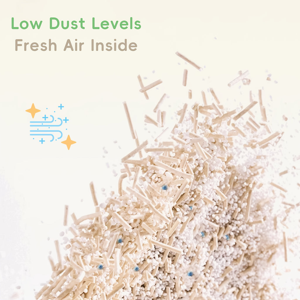 Cat Litter with 2.3kg, Plastic, Cassava Tofu 2.3kg Clumping, Low Dust - product gallery image 19