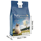 Cat Litter with 2.3kg, Plastic, Cassava Tofu 2.3kg Clumping, Low Dust - product gallery image 2