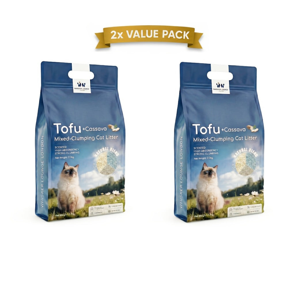 Cat Litter with 2.3kg, Plastic, Cassava Tofu 2.3kg Clumping, Low Dust - product gallery image 5