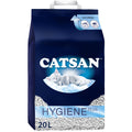 Cat Litter with 60L, Catsan Hygiene Plus Non-Clumping (3x20L)