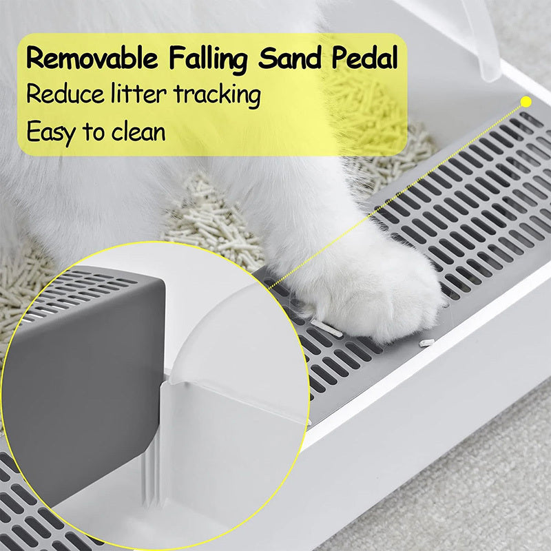 Cat Litter with Foldable, Non-Slip, 5cm, Extra Large High-Sided Tray Scoop Anti-Splash - product gallery image 15