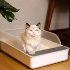 Cat Litter with Foldable, Non-Slip, 5cm, Extra Large High-Sided Tray Scoop Anti-Splash - product gallery image 6